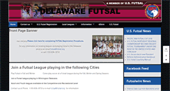 Desktop Screenshot of delawarefutsal.com